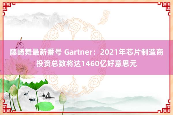 藤崎舞最新番号 Gartner：2021年芯片制造商投资总数将达1460亿好意思元